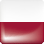 Bicolor Red - White - glossy